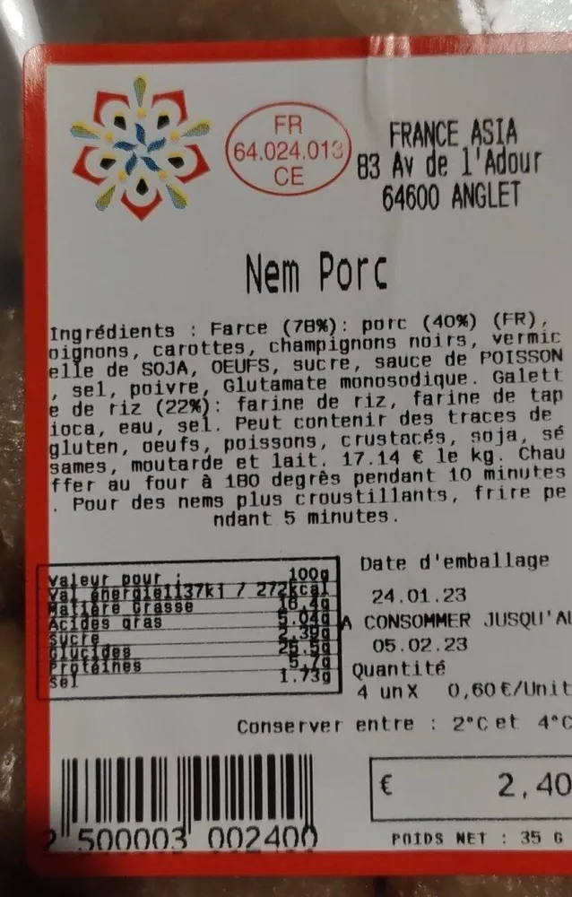 Nem porc