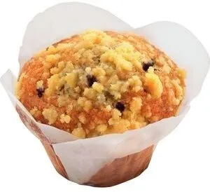 Muffin au myrtilles.