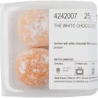 Mini beignet chocolat blanc