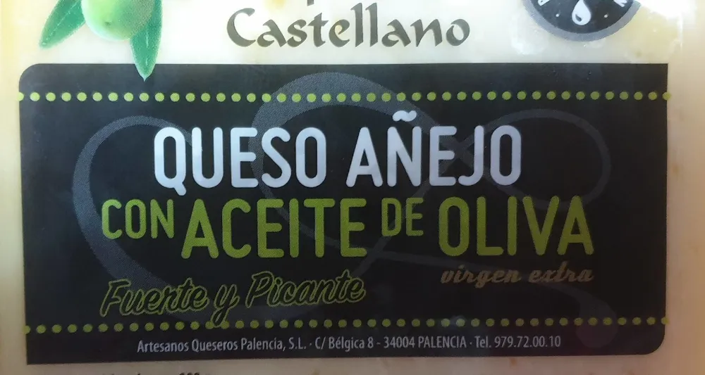 Queso añejo con aceite de oliva
