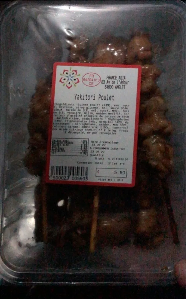 Poulet yakitori