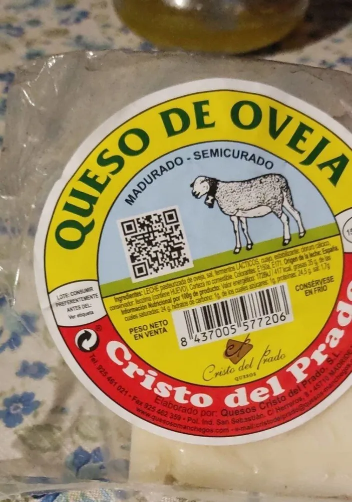 Queso de oveja semicurado