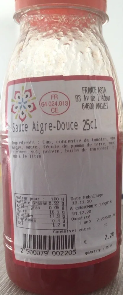 Sauce Aigre-Douce
