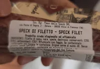 Speck di filetto