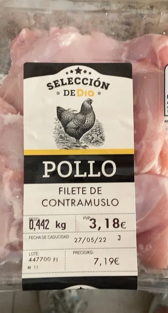Filete de contramuslo