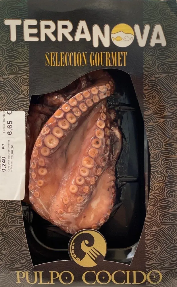 Pulpo cocido