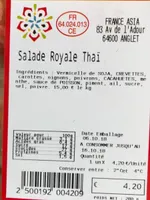 Salade royale thai