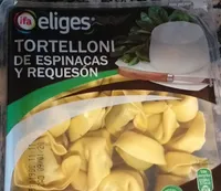 Tortellini de espinacas y requesón