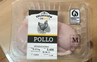 Pechugas enteras de pollo