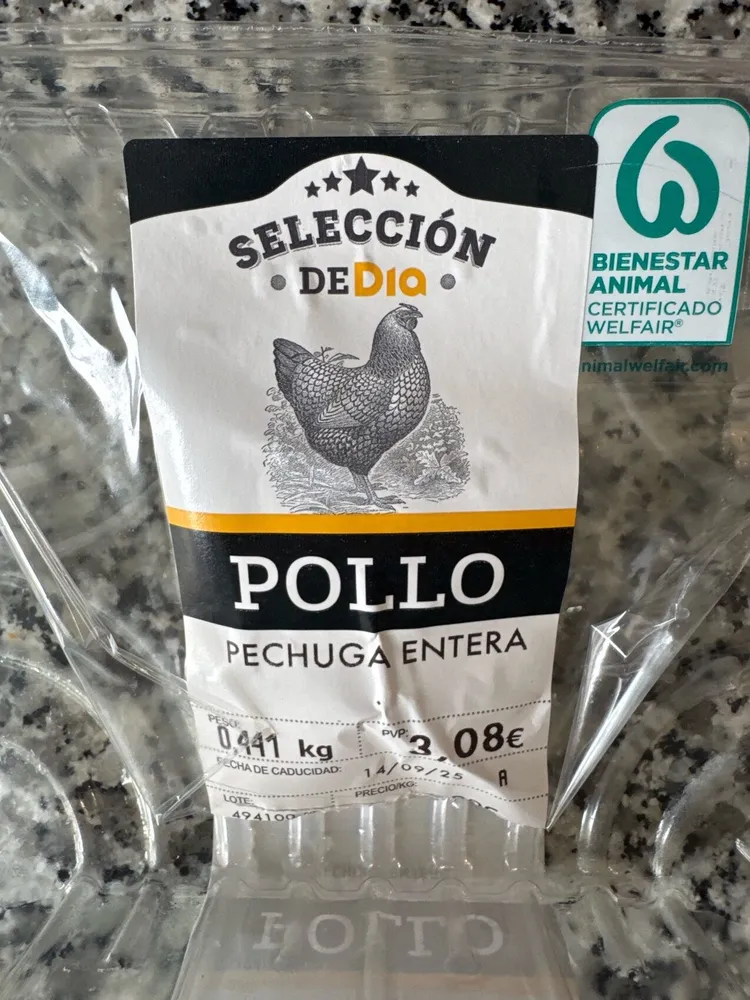 Pollo Pechuga Entera