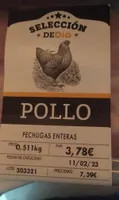 Pechugas de pollo