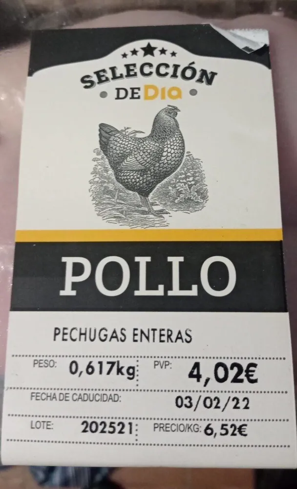 Pechugas pollo