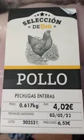 Pechugas pollo