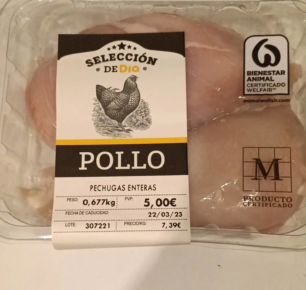 Pechugas de pollo