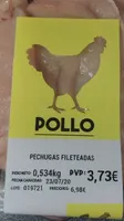Pechugas fileteadas