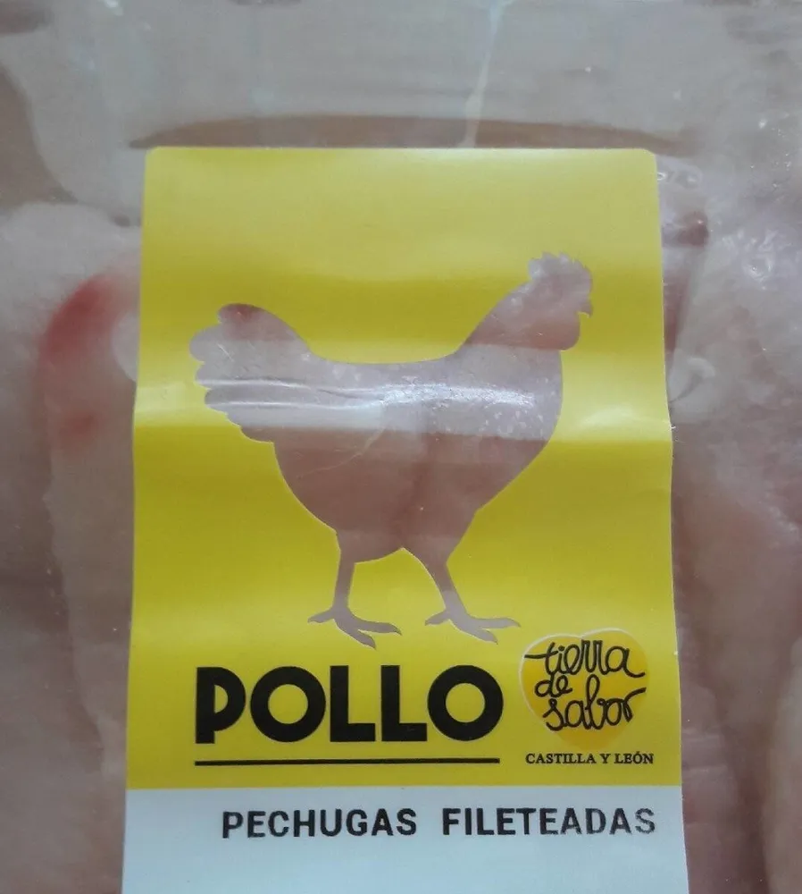 Pechugas fileteadas de pollo