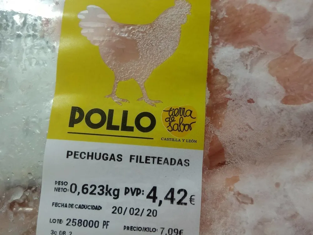 Pechugas fileteadas