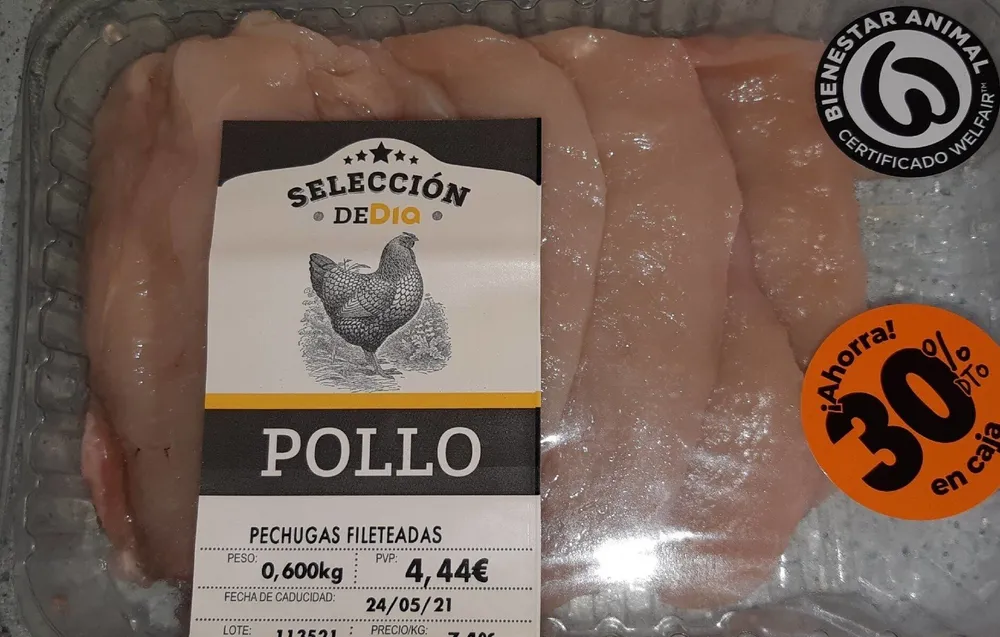 Pechugas fileteadas