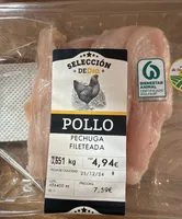 Pollo Pechuga Fileteada