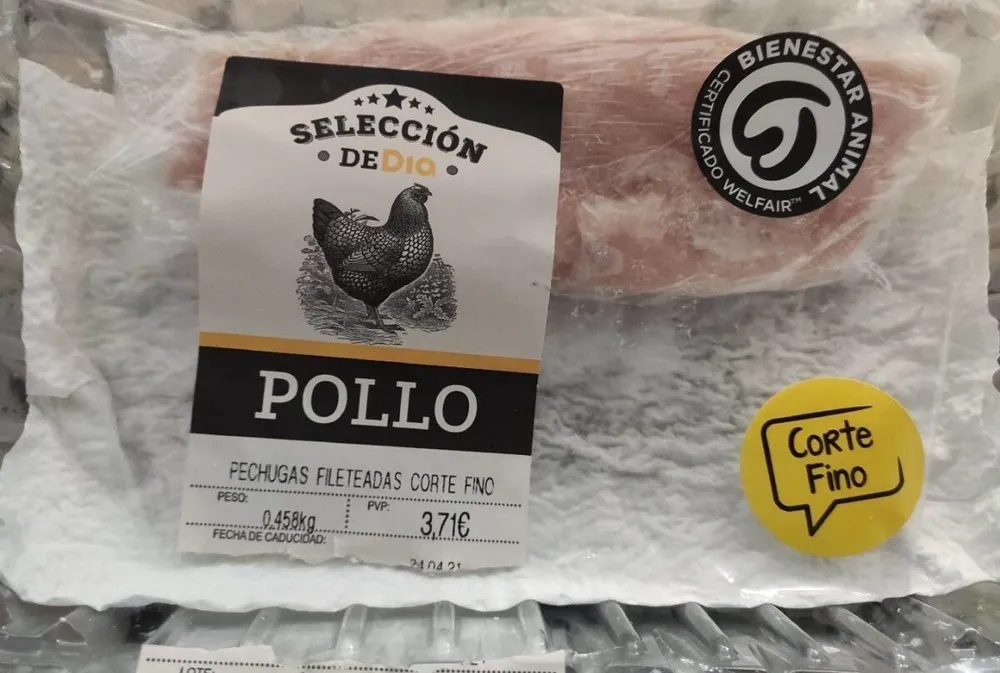 Pechugas fileteadas corte fino