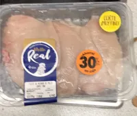 Filetes de pechuga de pollo corte fino