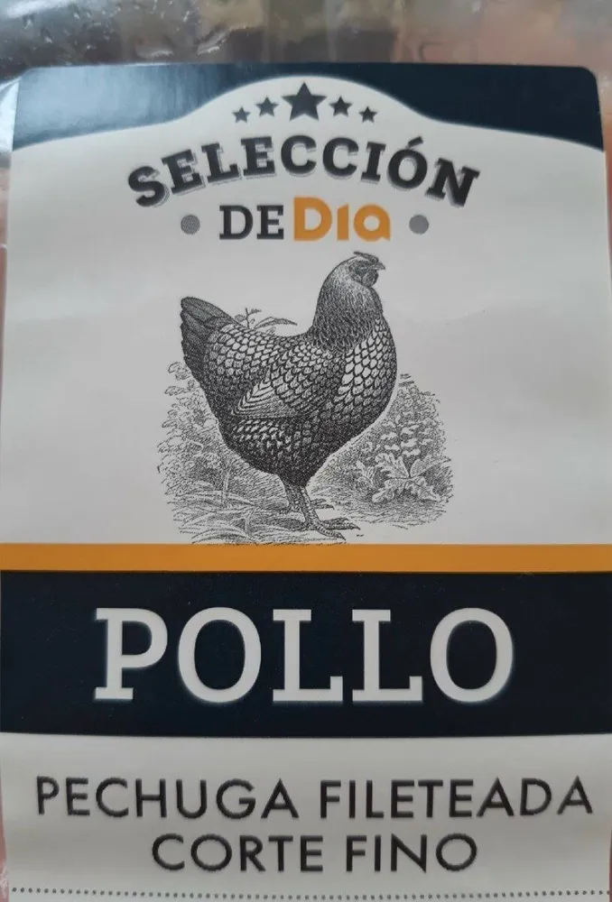Pechuga de pollo fileteada corte fino