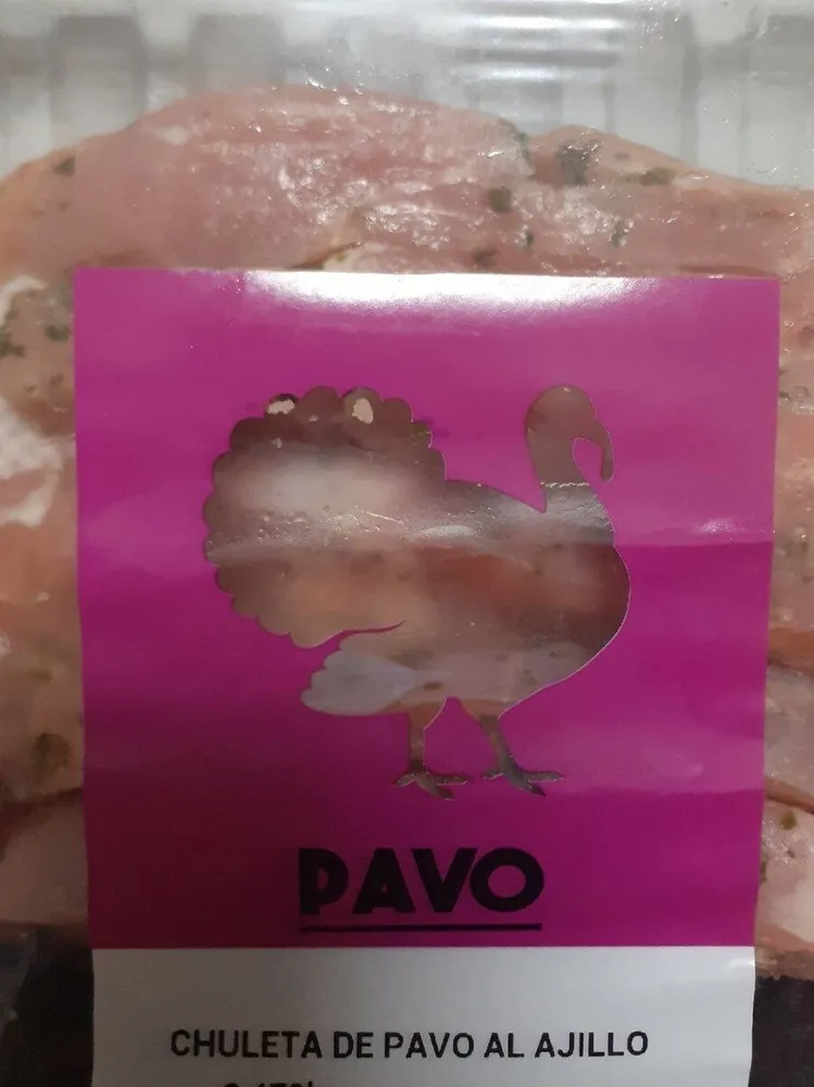CHULETA DE PAVO AL AJILLO
