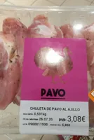 Chuletas de pavo