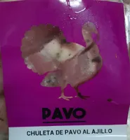 Chuletas de pavo al ajillo