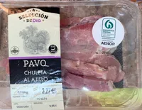 Pavo chuletas al ajillo