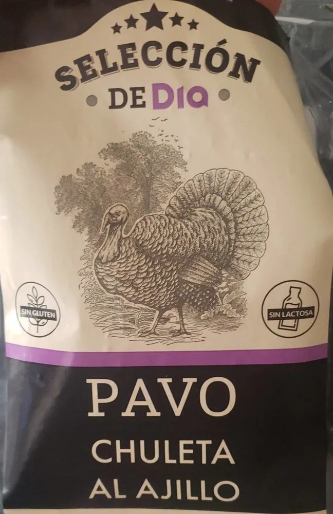 Pavo chuleta al ajillo