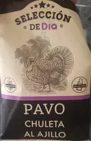Pavo chuleta al ajillo