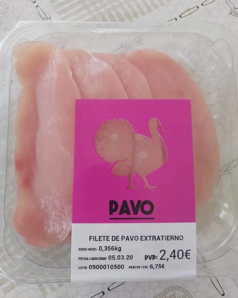 Filete de pavo extratierno DIA