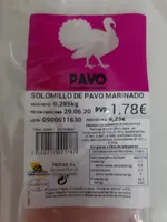 Solomillo de pavo marinado
