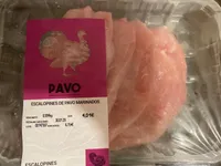 Escalopines de pavo marinados