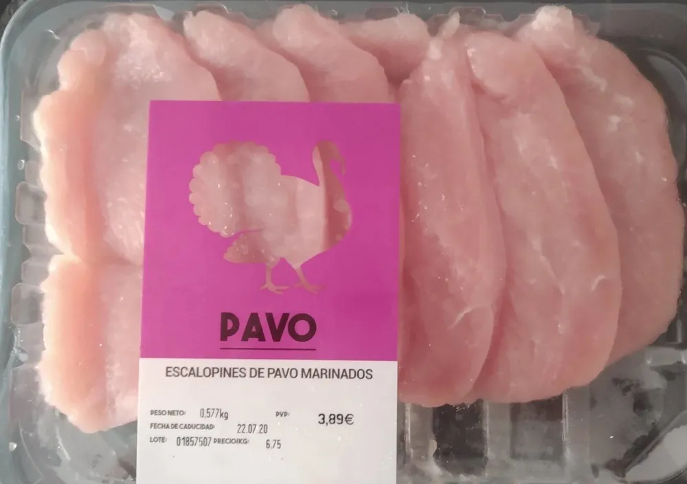 Escalopines de Pavo Marinados