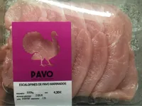 Escalopines de pavo marinados