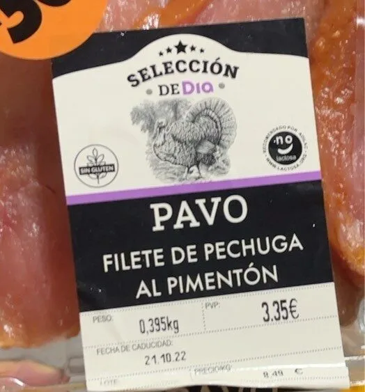 Pechuga de pavo al pimenton