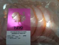 Pechuga de pavo marinada al pimenton