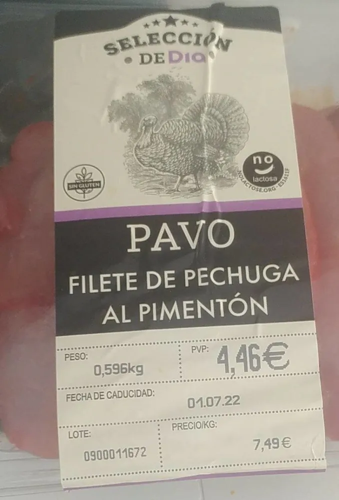 Filete de pechuga al pimentón