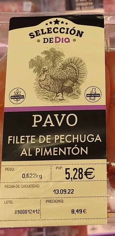 Filete de pechuga Al pimenton