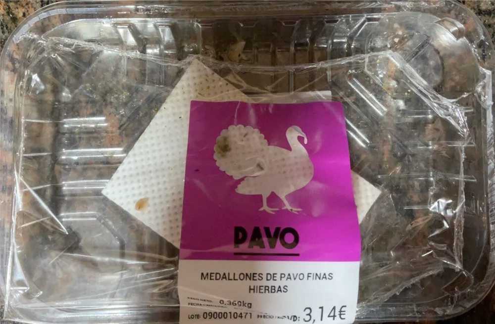 Medallones de Pavo Finas Hierbas