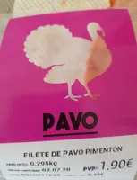 Filete de pavo pimentón