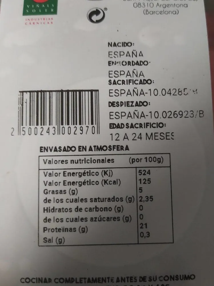 Filete carne