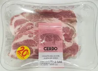 Chuleta aguja con hueso de cerdo