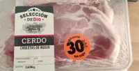 Selección de día - cerdo chuletas de aguja