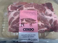 Chulera aguja con hueso de cerdo