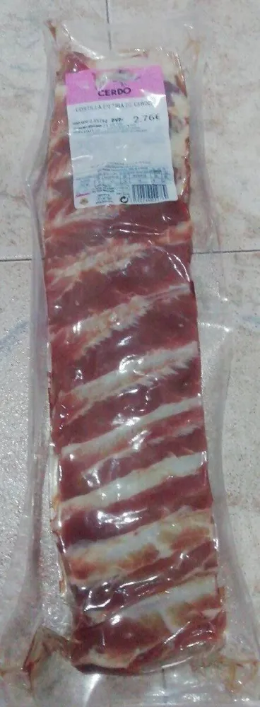 COSTILLA EN TIRA DE CERDO