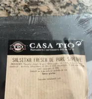 salsitxa fresca de porc
