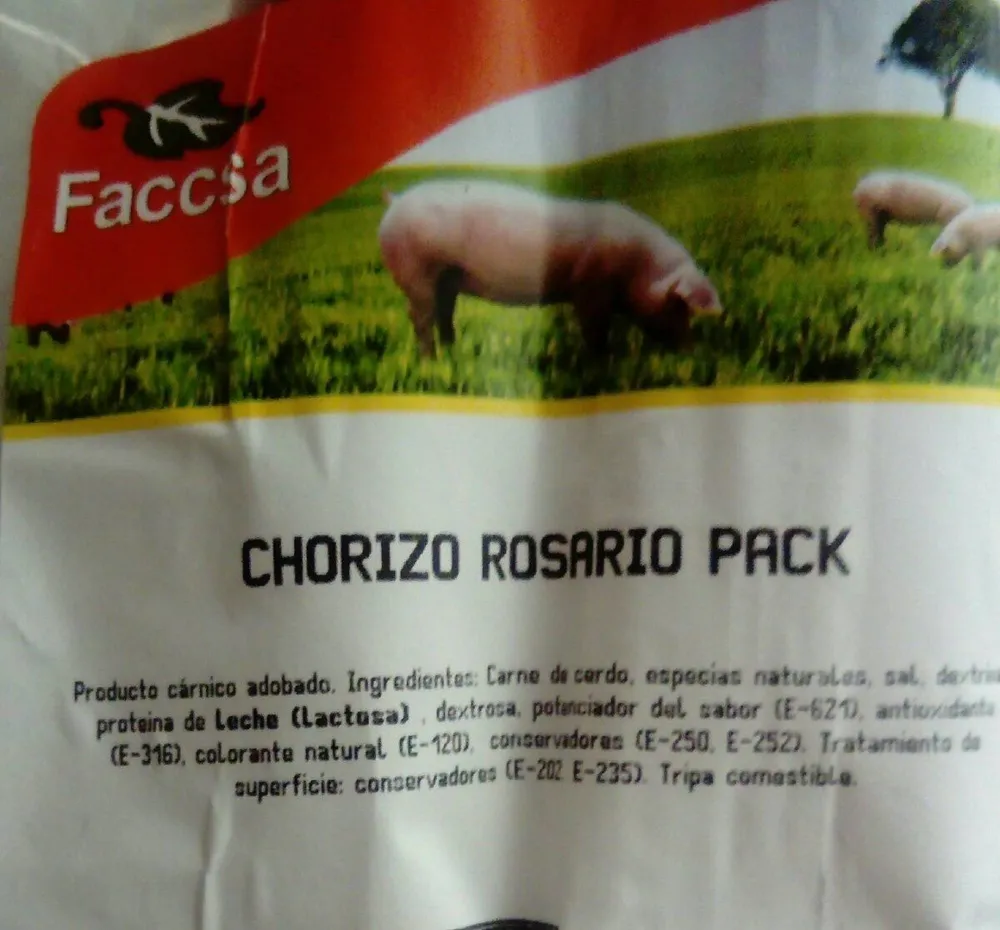 Chorizo rosario pack